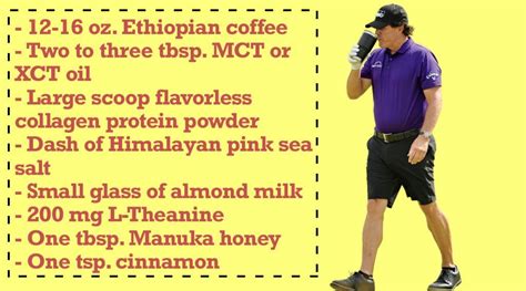 phil mickelson coffee routine|What it's like completing Phil Mickelson's 6.